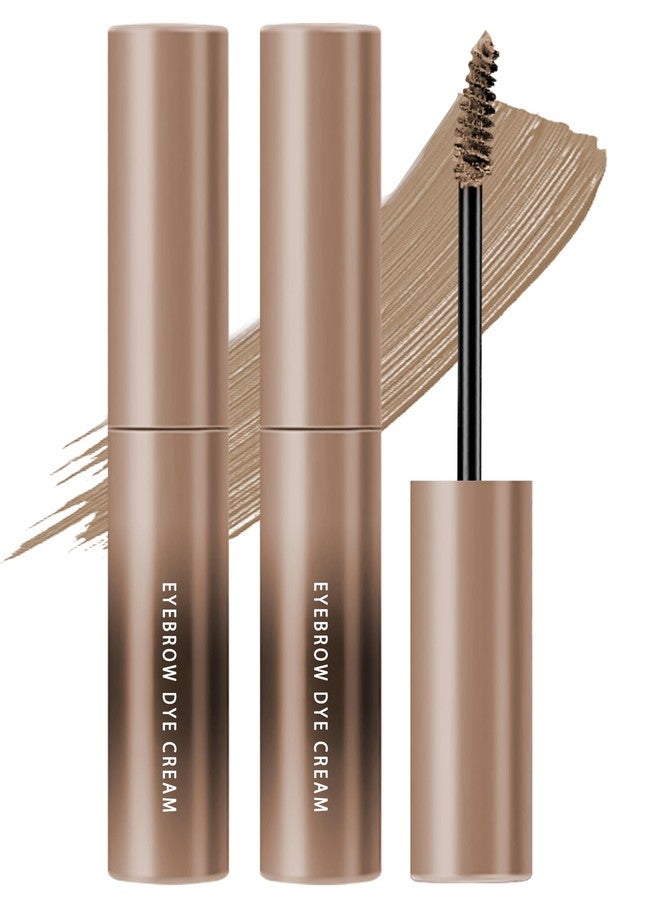 LYSdefeu Blonde Tinted Eyebrow Gel, 2 Pcs Long Lasting Waterproof Eye Brow Tinting Kit, Smudgeproof Natural Eyebrow Mascara Glue, Ultra-Fine Brush Brow Filler Stain, Christmas Eye Makeup Gift for Women-01 - Image 1